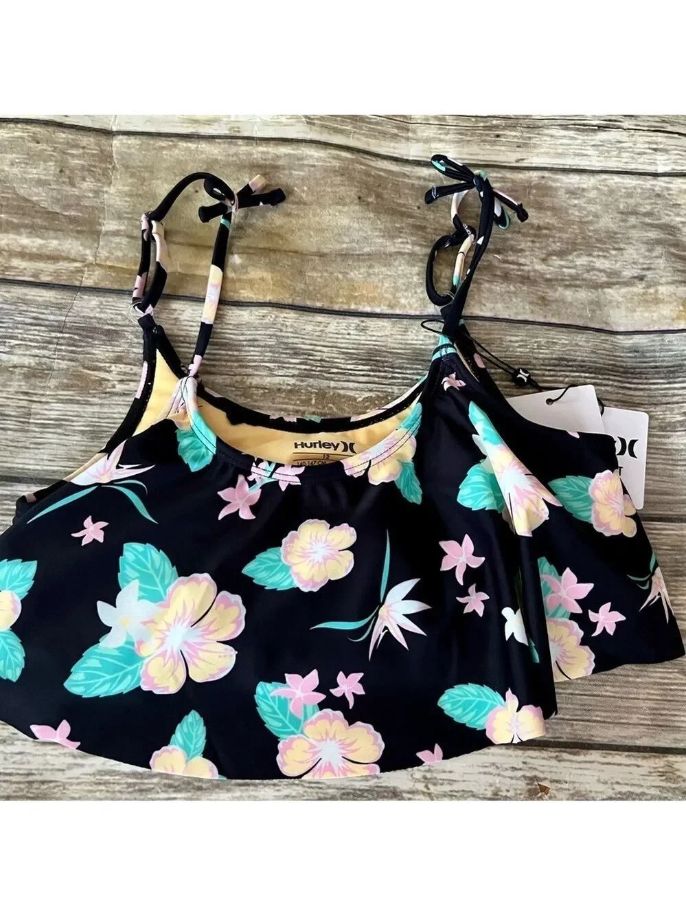 NWT HURLEY TROPICAL 2 PIECE